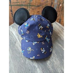 Walt Disney World 50th Anniversary Mickey Mouse Ears Toddlers Ball Cap, NWT!
